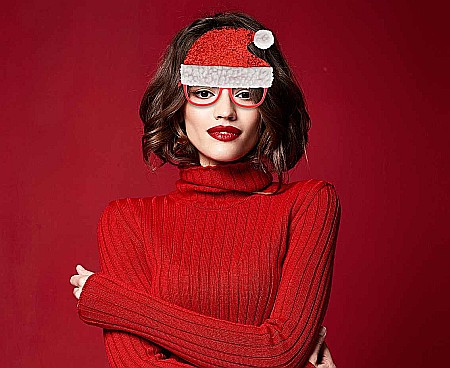 GOD CACIULA MOS CRACIUN CU OCHELARI NW-OKCM [1]