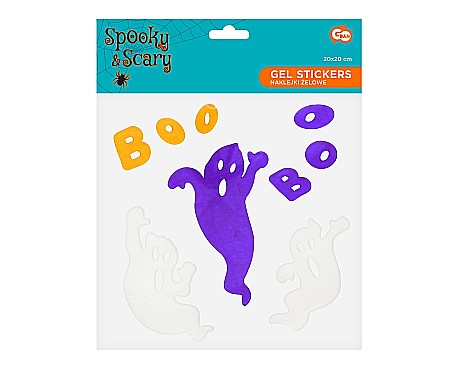 GOD STICKER CU GEL GHOSTS - BOO, 20*20CM PF-NZDB [2]