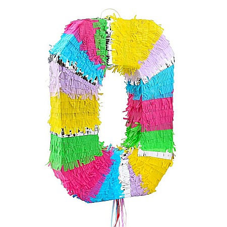 Pinata Party - GOD PINATA PARTY CIFRA 0 50*35*7.5CM PASTEL WM-PCP0