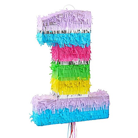 Pinata Party - GOD PINATA PARTY CIFRA 1 50*35*7.5CM PASTEL WM-PCP1