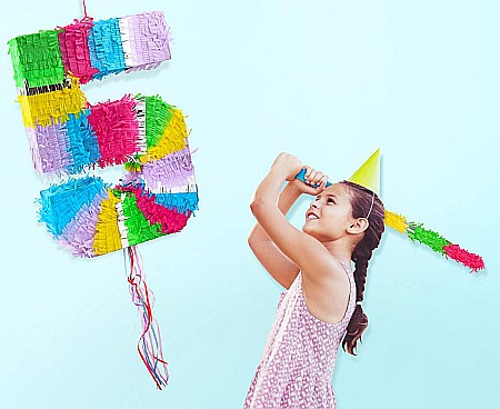 GOD PINATA PARTY CIFRA 5 50*35*7.5CM PASTEL WM-PCP5 [1]