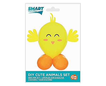 GOD SET BALON SMART Cute Animals - Chicken, 13-30cm, 7pcs GZ-UZKU [2]