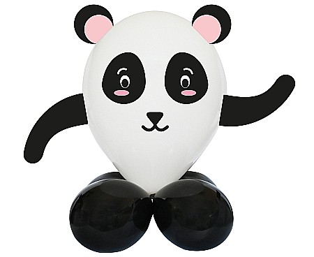 Baloane si accesorii - GOD SET BALON SMART Cute Animals - Panda, 13-30cm, 7pcs GZ-UZPA