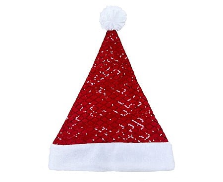 HOBBY - GOD CACIULA MOS CRACIUN 30*42CM PAIETE ROSII NW-CZAP