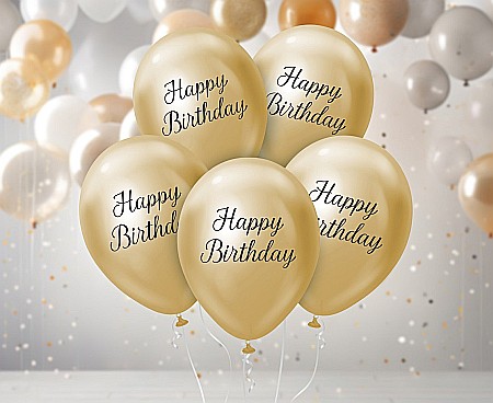 GOD BALOANE Happy Birthday, platinum l. gold, 5/SET GZ-ZHB5 [2]