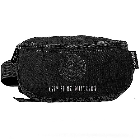 RECHIZITE SCOLARE - PAS BORSETA BEUNIQ SMILEY BLACK SM23LE-510