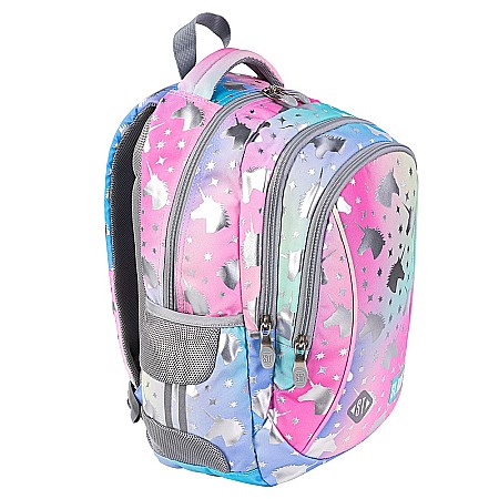MA RUCSAC SCOLAR ST.RIGHT 3 COMPARTIMENTE OMBRE UNICORN BP-26 645112 [1]