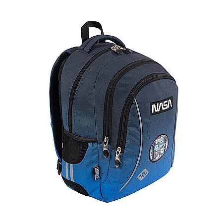 MA RUCSAC SCOLAR ST.RIGHT 3 COMPARTIMENTE BP-26 SPACE MOON 653377 [2]