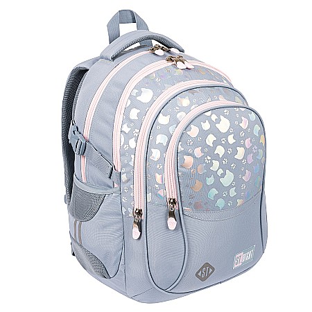 MA RUCSAC SCOLAR ST.RIGHT 4 COMPARTIMENTE BP-01 SILVER CATS 664465 [1]