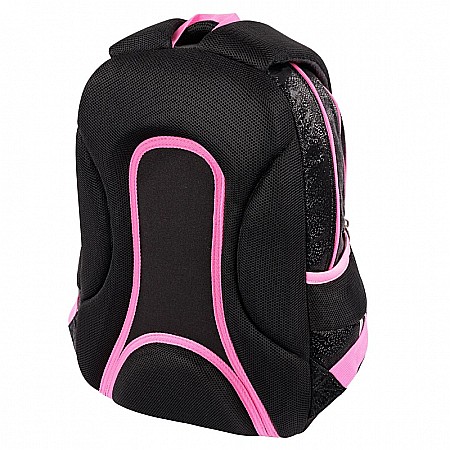 MA RUCSAC SCOLAR ST.RIGHT 3 COMPARTIMENTE BLACK GLITTER BP-26 665356 [3]