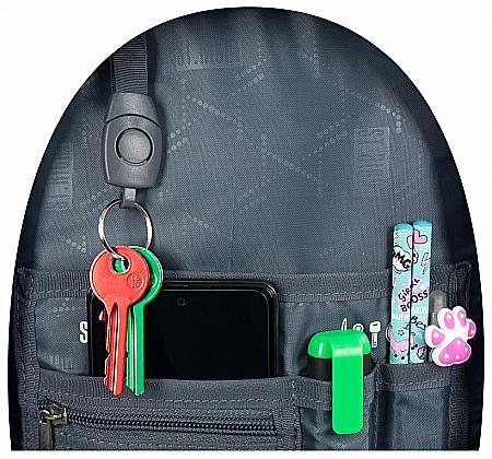 MA RUCSAC SCOLAR ST.RIGHT 3 COMPARTIMENTE BLACK GLITTER BP-26 665356 [5]