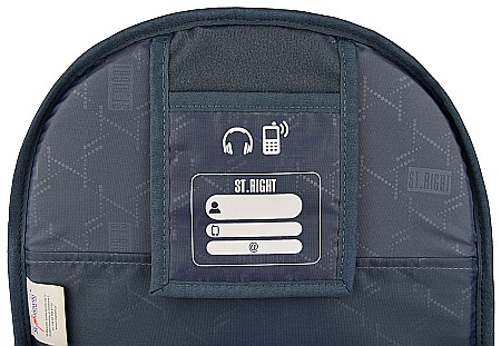 MA RUCSAC SCOLAR ST.RIGHT 4 COMPARTIMENTE BP-07 MOON SURFACE 667190 [6]