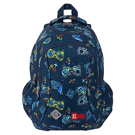 MA RUCSAC SCOLAR ST.RIGHT 3 COMPARTIMENTE BP-26 COLOUR PADS 667794 [0]