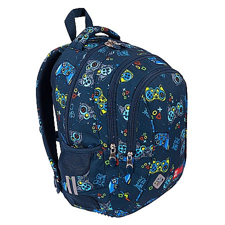 MA RUCSAC SCOLAR ST.RIGHT 3 COMPARTIMENTE BP-26 COLOUR PADS 667794 [1]