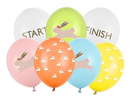 ARTICOLE PARTY - PD BALOANE Balloons 30 cm, Egg Hunt, mix 7/set SB14P-325-000-7