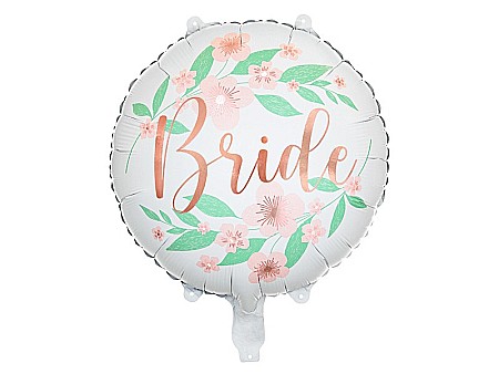 Nunti, botezuri - PD BALON FOLIE ALUMINIU Flower Bride, 45cm, white FB140