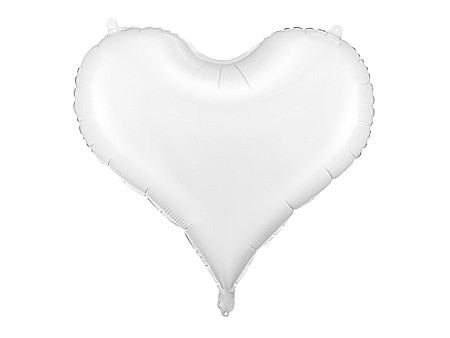 PD BALON FOLIE ALUMINIU Heart, 75x64.5cm, white FB141-008 [1]