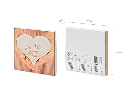 PD FARFURIE PENTRU VERIGHETE FORMA INIMA 13.3X10.8CM PORTELAN PTA1 [2]