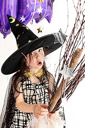 PD PALARIE VRAJITOARE Witch's hat, 19*42*32cm, black CWH2-010 [3]