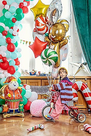 PD BALON FOLIE DE ALUMINIU Santa, 63x106 cm, mix FB160 [2]