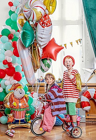 PD BALON FOLIE DE ALUMINIU Santa, 63x106 cm, mix FB160 [3]