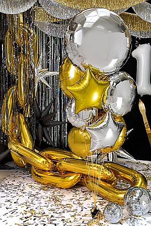 HOBBY - PD BALON FOLIE DE ALUMINIU 59 cm, gold FB177-019