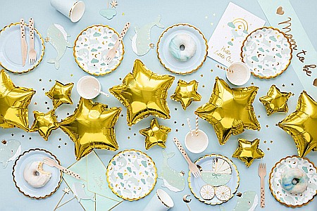 PD FARFURII CARTON Whales, mix, 18cm 6/set TPP78 [1]