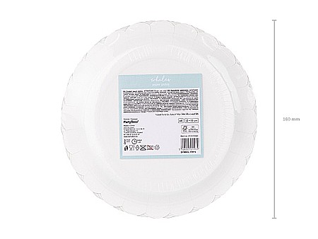 PD FARFURII CARTON Whales, mix, 18cm 6/set TPP78 [4]