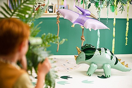 PD BALON FOLIE ALUMINIU Triceratops, 101x60.5cm, green FB186 [0]