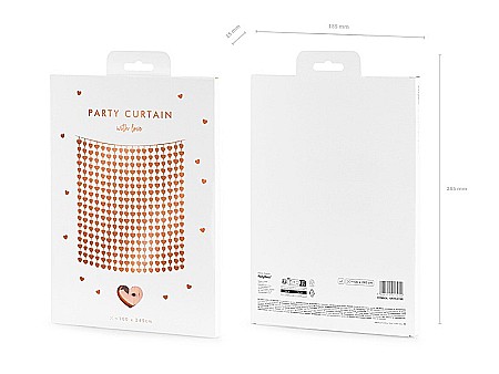 PD GHIRLANDA Hearts, rose gold, 100x245cm GNT5-019R [2]