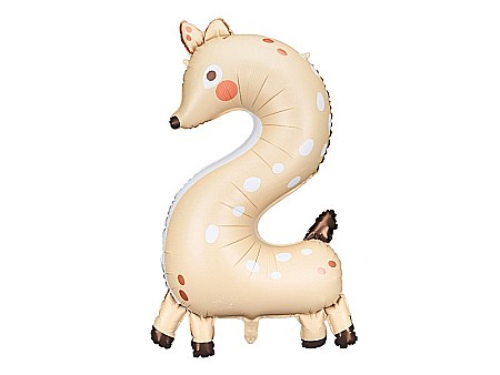 PD BALON FOLIE ALUMINIU Number 2 - Roe deer, 65x102cm, mix FB163-2 [1]