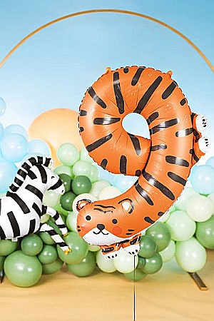 PD BALON FOLIE ALUMINIU Number 9 - Tiger, 64x87cm, mix FB163-9 [2]