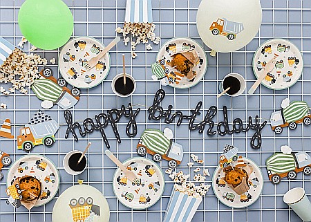 PD DECORATIUNI PENTRU TORT Construction vehicles, 4-7cm, mix 6/set KPM32 [2]