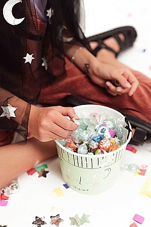 PD GALETUSA PENTRU BOMBOANE HALLOWEEN 13.5CM MIX 2/SET WD1 [4]