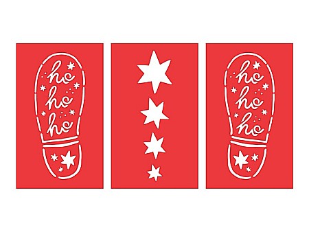 HOBBY - PD SABLON CRACIUN 3/SET URMA LUI MOS CRACIUN SI STELE DS2