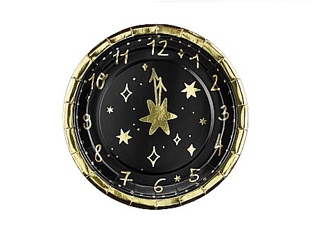 ARTICOLE PARTY - PD FARFURII CARTON  CEAS N/G 18cm 6/SET TPP84