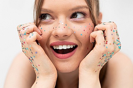 Machiaj, Tatuaje, Masti bal - PD DECORATIUNI FATA GLITTER MIX 3G GLI1-000