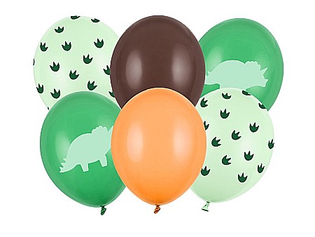Baloane si accesorii - PD BALOANE Balloons 30cm, Dinosaur, mix, 6/set SB14P-335-000-6