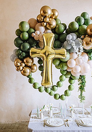 PD BALOANE Eco Balloons 26cm, pastel, olive green, 10/set ECO26P-097-10 [1]