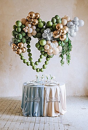 PD BALOANE Eco Balloons 26cm, pastel, olive green, 10/set ECO26P-097-10 [2]