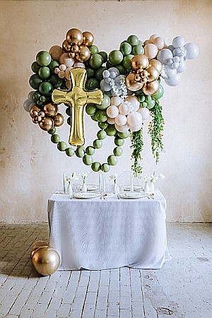 PD BALOANE Eco Balloons 26cm, pastel, olive green, 10/set ECO26P-097-10 [3]