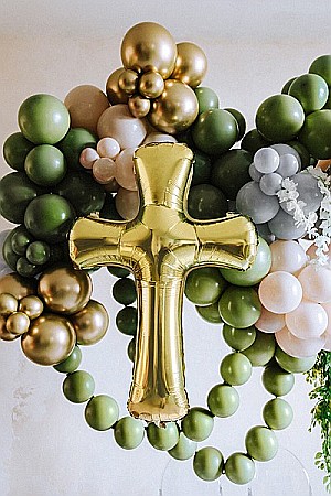 PD BALOANE Eco Balloons 26cm, pastel, olive green, 10/set ECO26P-097-10 [4]