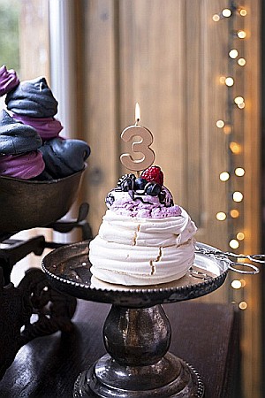 PD LUMANARI TORT Number 3, rose-gold, 4.5cm SCU12M-3-019R [1]