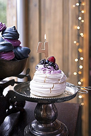 PD LUMANARI TORT Number 4, rose-gold, 4.5cm SCU12M-4-019R [1]