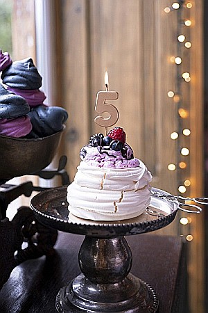 PD LUMANARI TORT Number 5, rose-gold, 4.5cm SCU12M-5-019R [1]