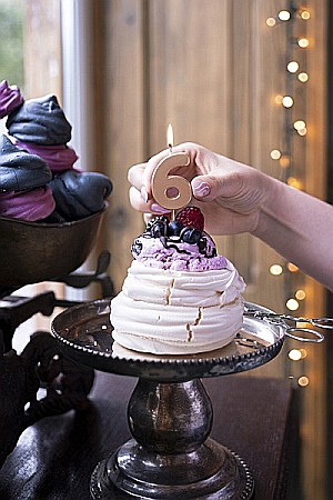 PD LUMANARI TORT Number 6, rose-gold, 4.5cm SCU12M-6-019R [1]