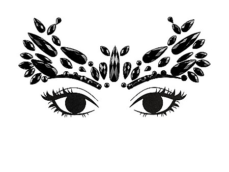 HOBBY - PD DECORATIUNE PARTY PENTRU FATA CRISTAL BLACK 14*8.5CM NDT4-010