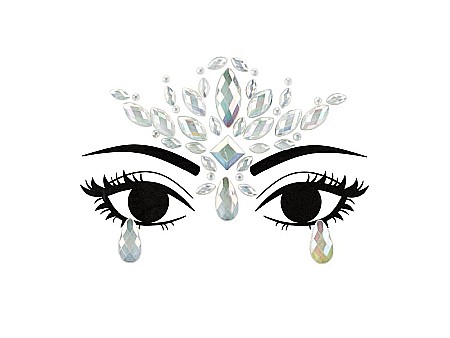 HOBBY - PD DECORATIUNE PARTY PENTRU FATA CRISTALE NEGRE 15*9CM NDT5