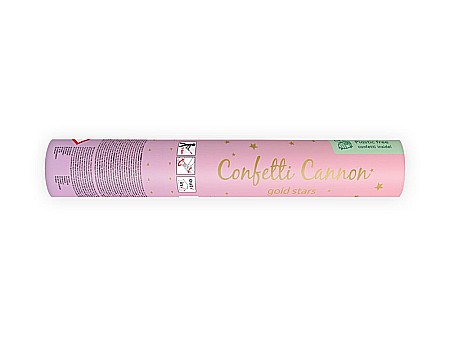 PD CONFETTI CANNON Golden stars, 20cm TUKSU20-019 [1]