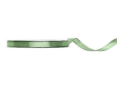 HOBBY - PD BANDA SATIN, Satin Ribbon, sage, 6mm/25m TS6-109